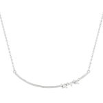 Collier argent 925 et zirconias 44cm - vue 1
