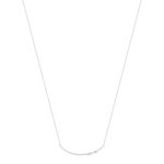 Collier argent 925 et zirconias 44cm - vue 2