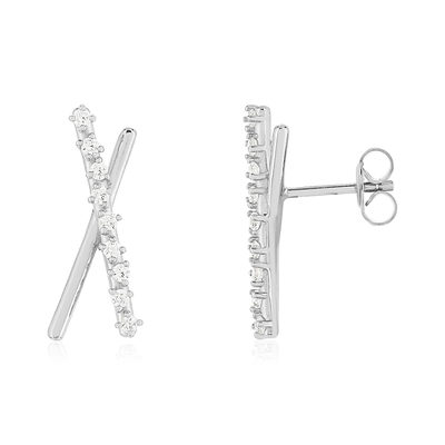 925 silver and zirconia earrings
