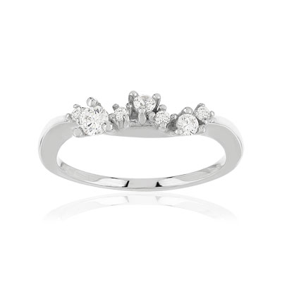Bague argent 925 et zirconias