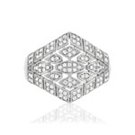 925 silver and zirconia ring - view 3