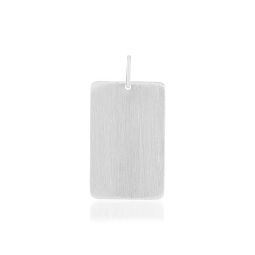 Pendentif argent 925 plaque