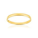 Alliance ruban 1/2 bombé 2 mm or 375 jaune - vue 1