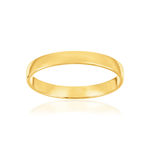 Alliance ruban 1/2 bombé 3 mm or 375 jaune - vue 1