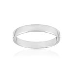 Alliance ruban 1/2 bombé 3 mm or 375 blanc - vue 1