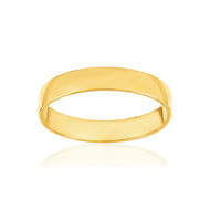 Alliance ruban confort 1/2 bombé or 375 jaune 4 mm