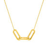 Collier or 375 jaune 45cm - vue V1