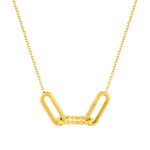 Collier or 375 jaune 45cm - vue 1
