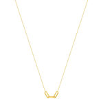 Collier or 375 jaune 45cm - vue 2