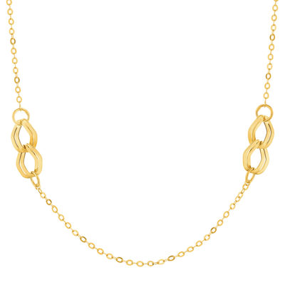 Collier or 375 jaune 61cm