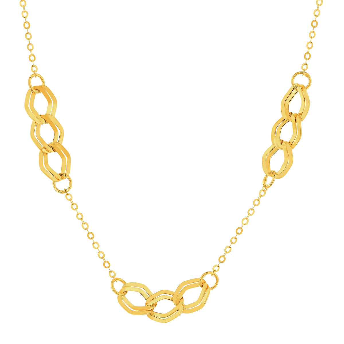 Collier or 375 jaune 46cm