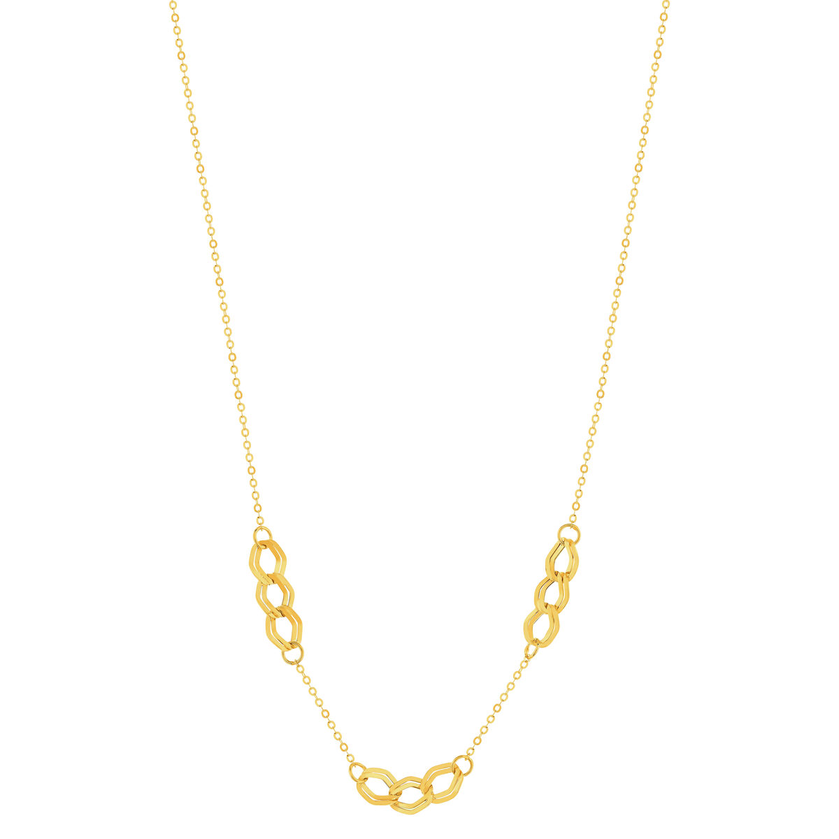 Collier or 375 jaune 46cm - vue 2