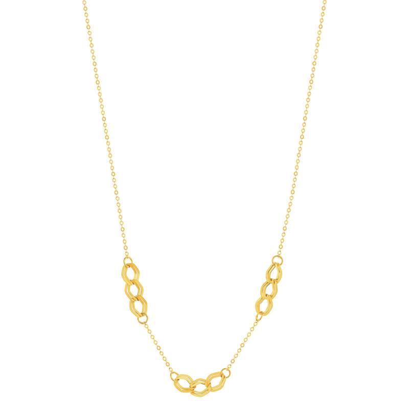 Collier or 375 jaune 46cm - vue 2