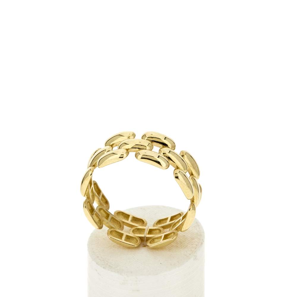 Bague or 375 jaune - vue 2