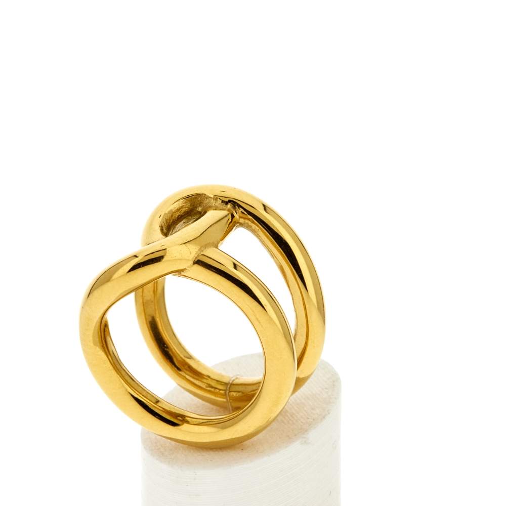 Yellow steel ring - view 3
