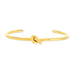 Bracelet jonc acier jaune - vue 1