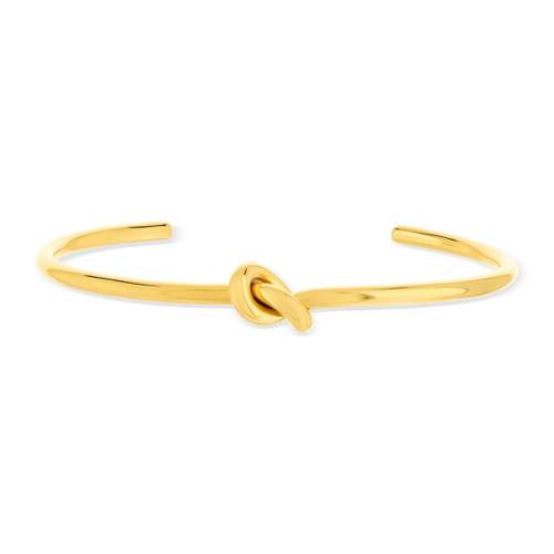 Bracelet jonc acier jaune