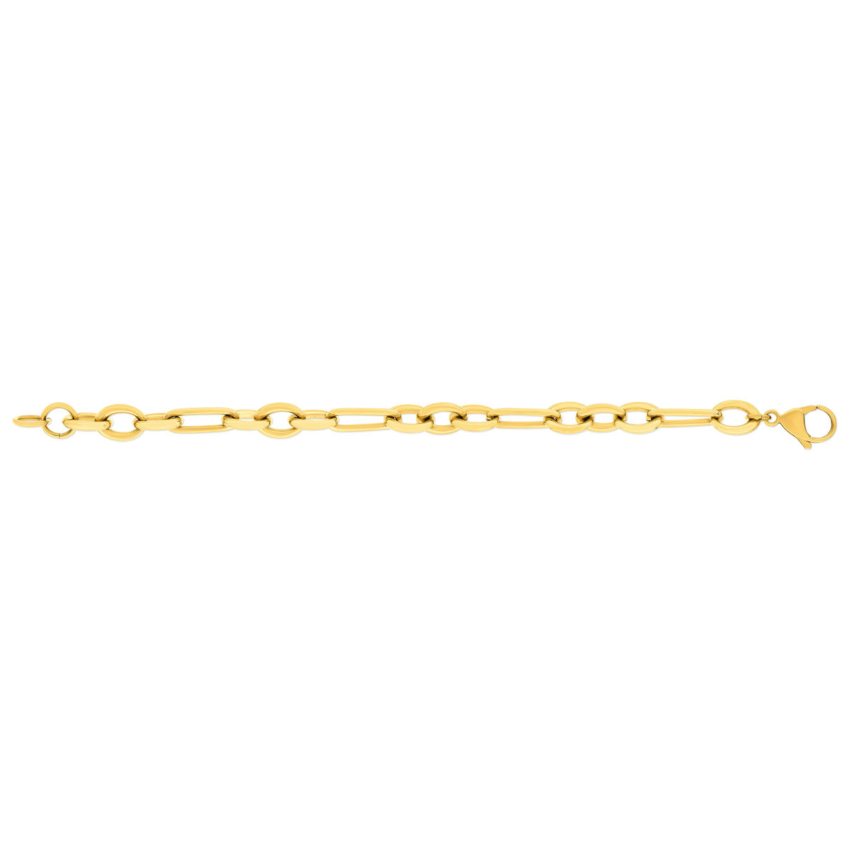 Bracelet acier jaune 20 cm - vue 2