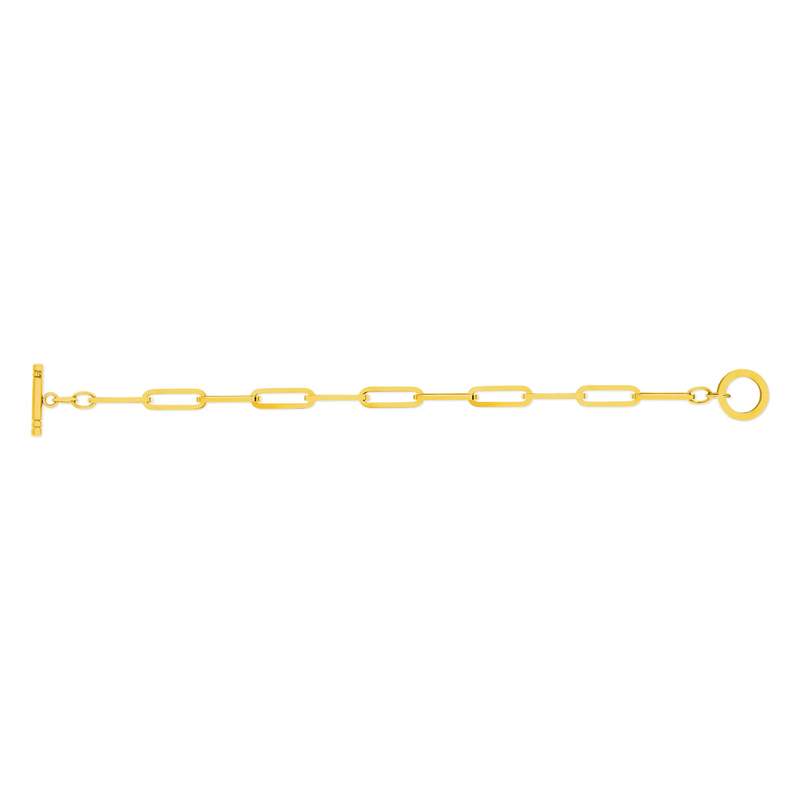 Bracelet acier jaune 19,5 cm - vue 2