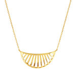 Collier or 375 jaune 45 cm avec anneau de raccourcissement à 42cm - vue 1