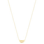 Collier or 375 jaune 45 cm avec anneau de raccourcissement à 42cm - vue 2