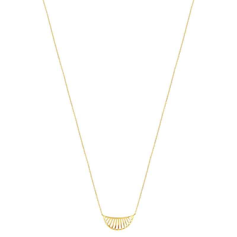 Collier or 375 jaune 45 cm avec anneau de raccourcissement à 42cm - vue 2