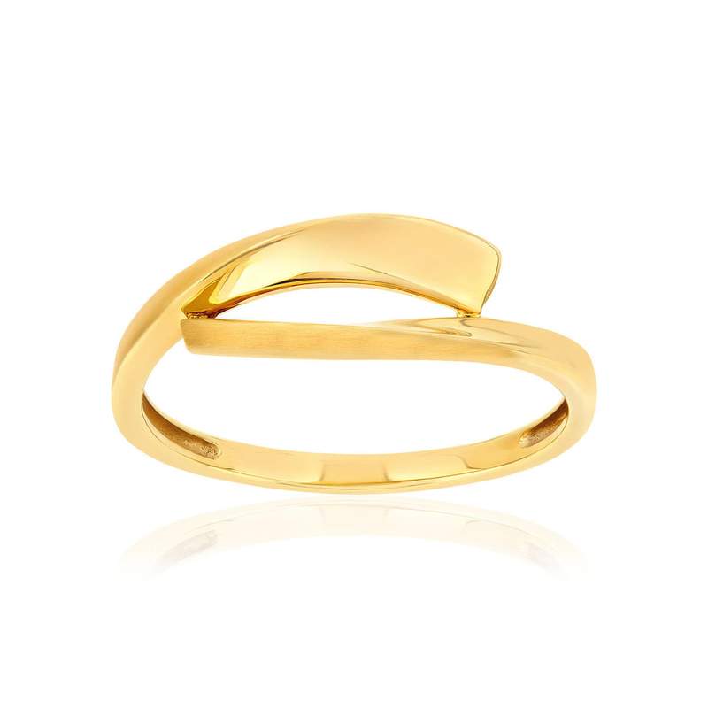 Bague or 375 jaune - vue 1