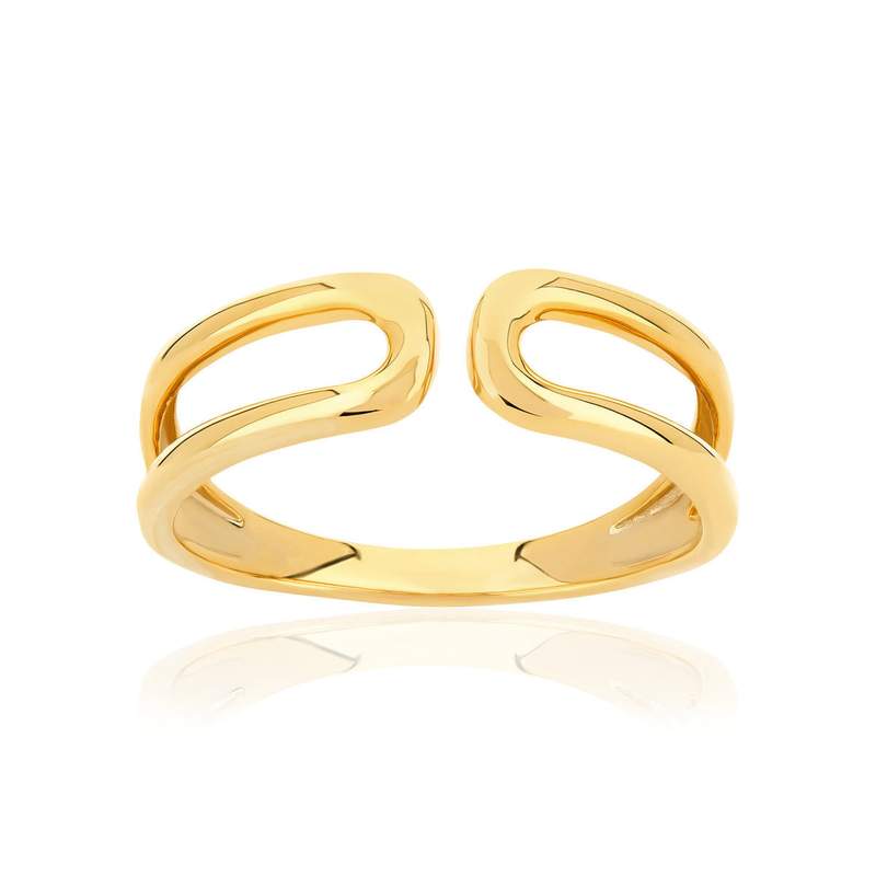 Bague or 375 jaune - vue 1