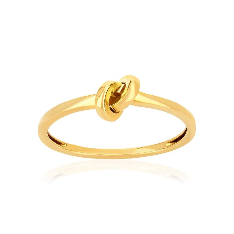18K yellow gold ring - view 1