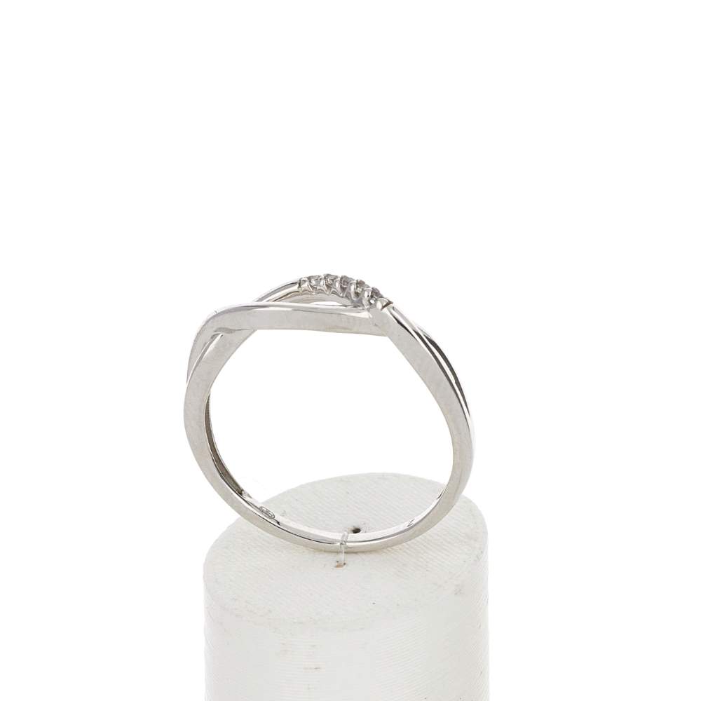 375 witgouden diamanten ring - bekijk 2
