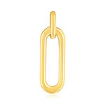 Pendentif or 375 jaune - vue 1