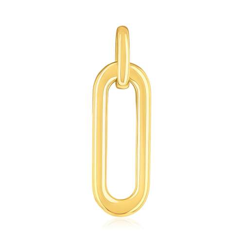 Pendentif or 375 jaune