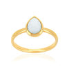 Bague or 375 jaune opale - vue V1