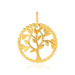 Pendentif or 375 jaune arbre de vie - vue 1
