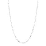 Stalen halsketting 44 cm - zicht 2