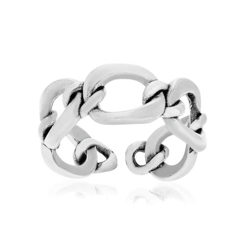 Open stalen ring