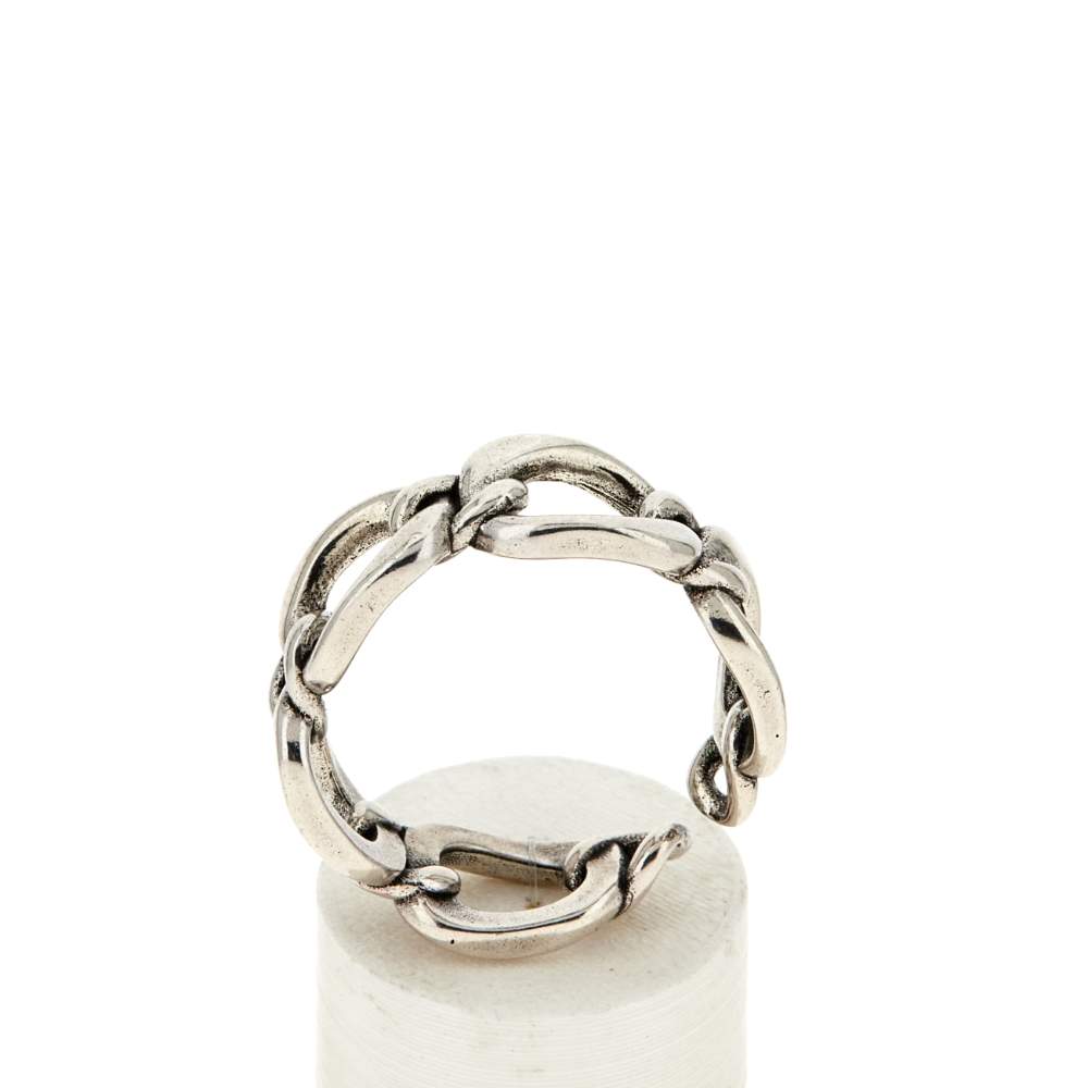 Bague acier ouverte - vue 1