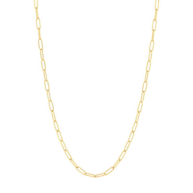 Collier acier doré 44 cm - vue 2