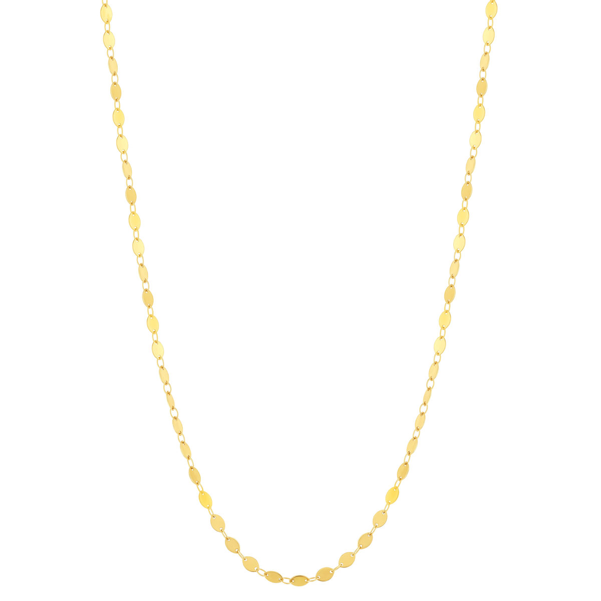 Collier acier doré 45cm - vue 2