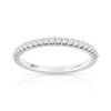 Alliance or 750 blanc demi-tour diamants 0.25 ct 2 mm - vue V1
