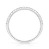 Alliance or 750 blanc demi-tour diamants 0.25 ct 2 mm - vue V2