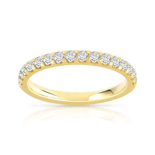 750 gouden diamanten trouwring