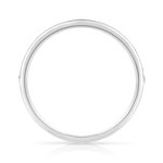 Alliance or 750 blanc demi-tour diamants 0.15 ct 1.8 mm - vue 2
