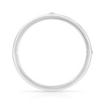 750 white gold half-turn diamond ring, 0.25 ct, 2.1 mm - view 2