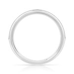 Alliance or 750 blanc demi-tour diamants - vue 2