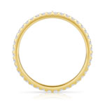 Alliance or 750  jaune diamant - vue 2