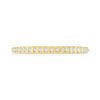 Alliance demi-tour or 750 jaune diamant - vue V3