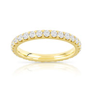 Alliance or 750 jaune diamant