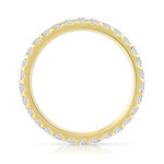 Alliance or 750 jaune diamant - vue 2