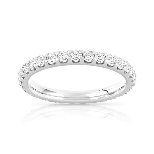 Alliance or 750 blanc diamant